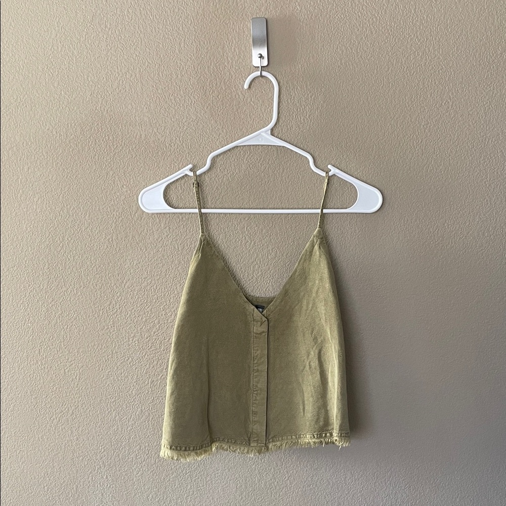 Young Fabulous Broke Sage Green Women's Top - Picture 1 of 6